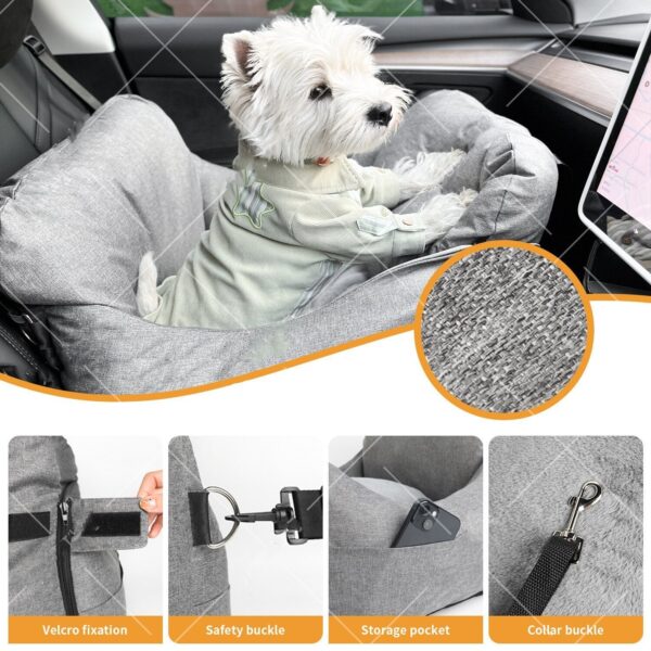 Travel Car Kennel Removable And Washable Pet Car Kennel - Image 2