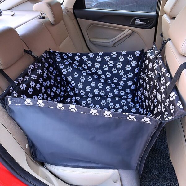 Rear Printed Double Layer Waterproof Pet Car Mat Pet Cat Dog Protection Pet Hanging Basket - Image 7