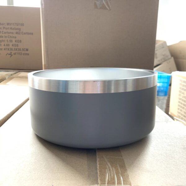 Stainless Steel Dog Bowl Upright Dog Bowl - Image 3