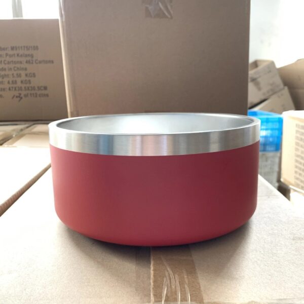 Stainless Steel Dog Bowl Upright Dog Bowl - Image 4