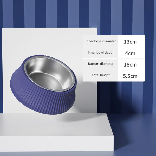 Dog Bowl Dog Food Bowl Stainless Steel Anti-overturning Large Bowl Pet Bowl Supplies - Image 3