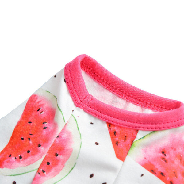 Fashion Dog Watermelon Printing Four-legged Jumpsuit - Image 5