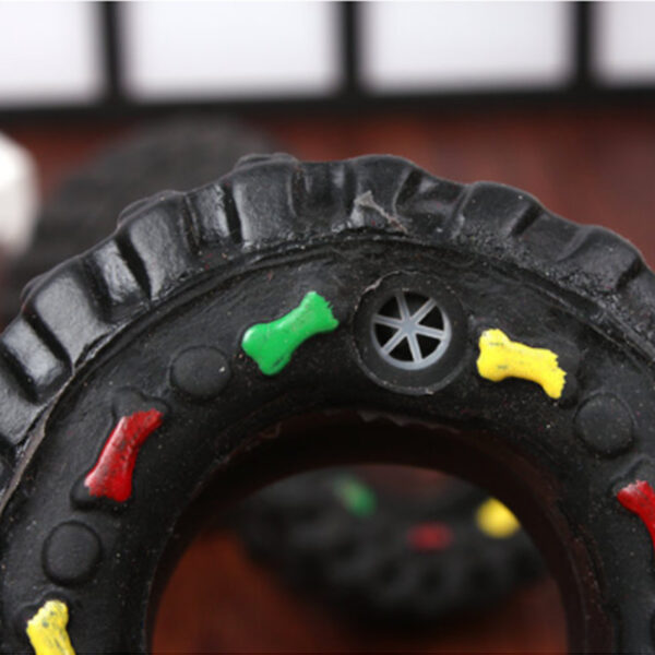 Small Tire Pet Vocalizations Glue Dog Toys - Image 4