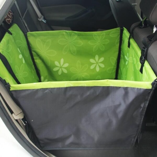 Rear Printed Double Layer Waterproof Pet Car Mat Pet Cat Dog Protection Pet Hanging Basket - Image 3