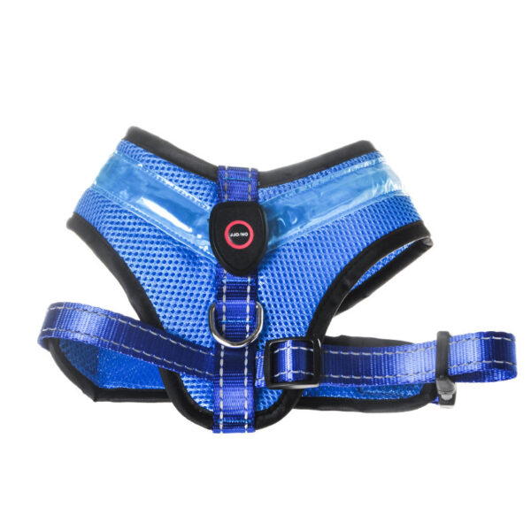 LED Luminous Dog Harness Led USB Charging Dog Chest Strap Vest Pet Safety Reflective Harness Pet Vest For Puppy Large Dog Pet Products - Image 6