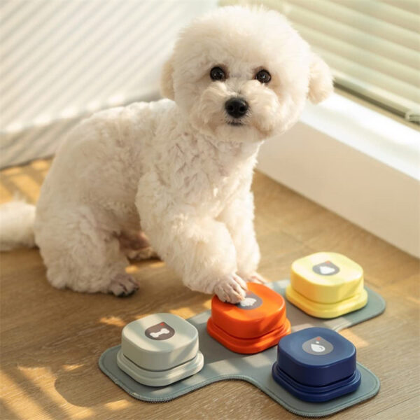 4 Colors Pet Communication Button One-click Prevent Physical Inactivity Recordable Dog Talking Button Toy Cat Toy Pet Products - Image 4