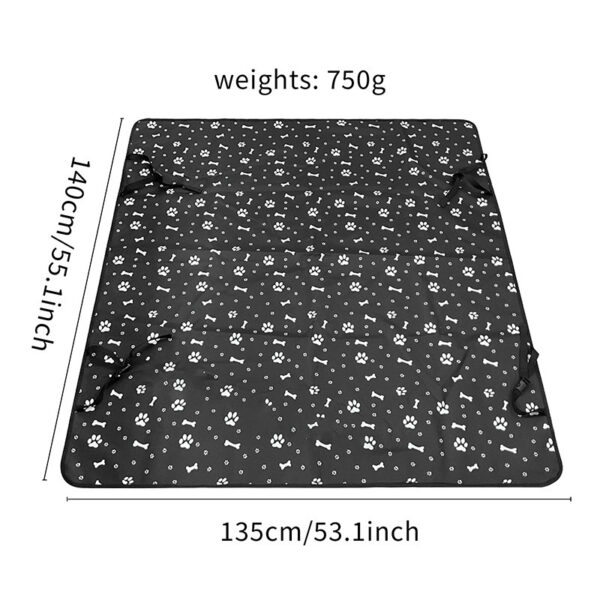 Car Pet Mat Rear Seat Water And Dirt Resistant Isolation Pad - Image 3