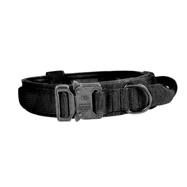 Pet Tactical Dog Collar And Leash Set, Adjustable Military Nylon Dog Collar - Image 5