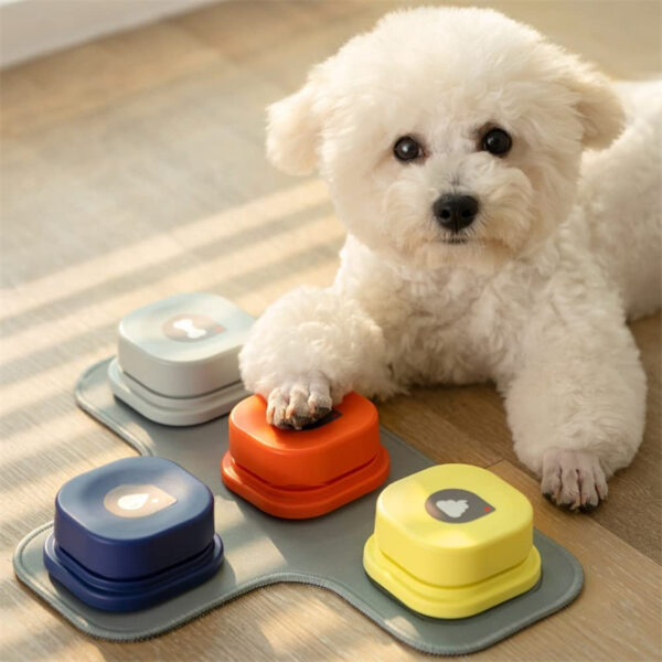 4 Colors Pet Communication Button One-click Prevent Physical Inactivity Recordable Dog Talking Button Toy Cat Toy Pet Products - Image 7