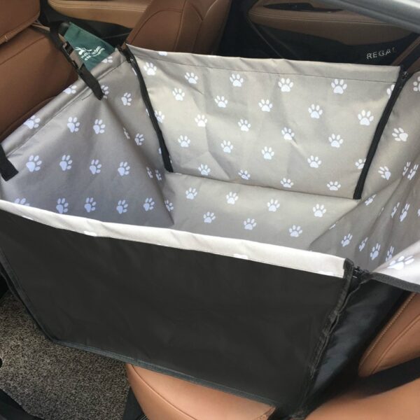 Rear Printed Double Layer Waterproof Pet Car Mat Pet Cat Dog Protection Pet Hanging Basket - Image 4