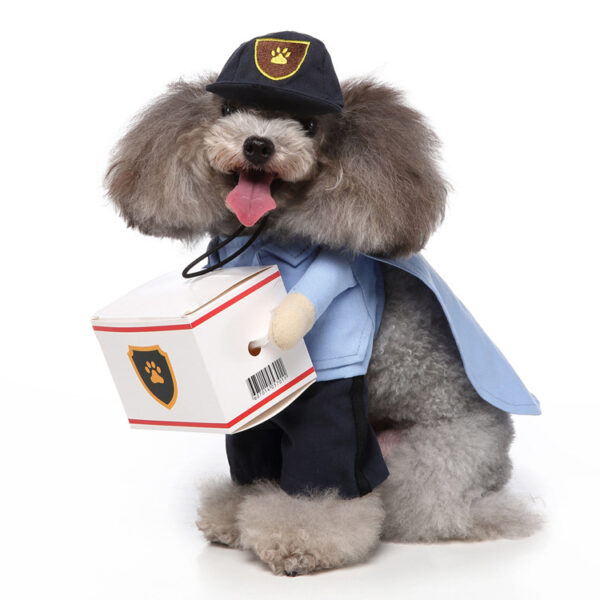 Cosplay Pet Supplies Standing Outfit Funny Dog Clothes Upright Outfit Halloween Christmas Dress Up Pet Outfit - Image 2