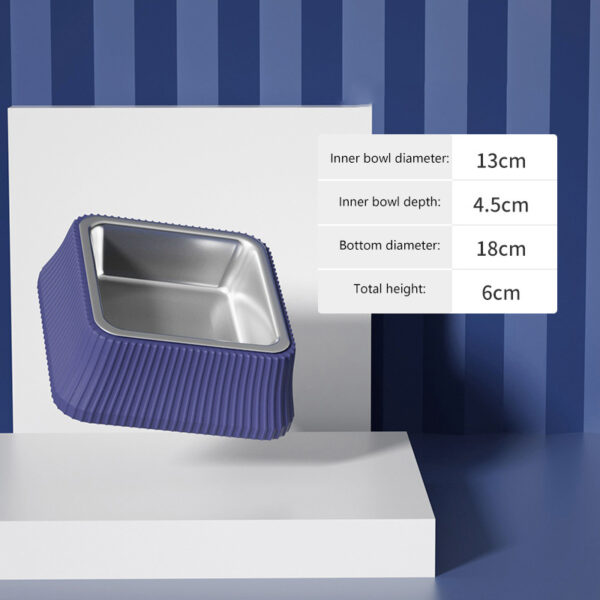 Dog Bowl Dog Food Bowl Stainless Steel Anti-overturning Large Bowl Pet Bowl Supplies - Image 2