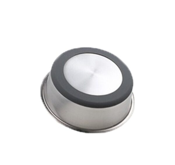 Silicone Pet Bowl Stainless Steel Dog Bowl Dog Food Bowl Feeding Drinking Pet Supplies Cat Bowl - Image 3