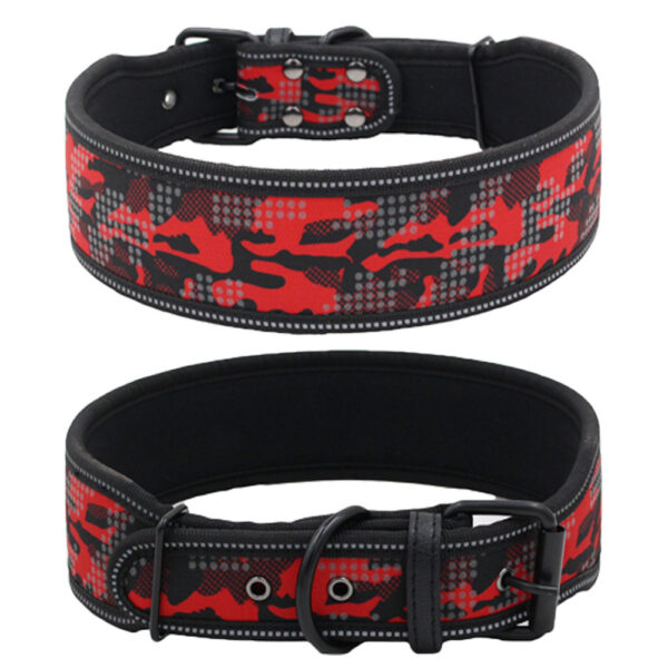 Reflective Camouflage Comfortable Dog Collar Dog Collar - Image 7