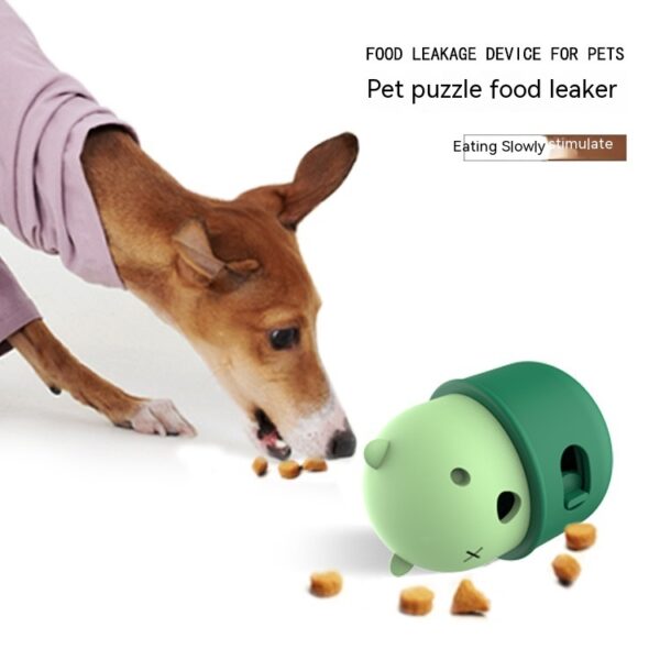 Pets Leakage Food Feeder Dog Interactive Training Toy Ball Natural Rubber Chew Dog Food Ball Snack Food Feeder Cat Puzzle Games Toy Pet Products - Image 3