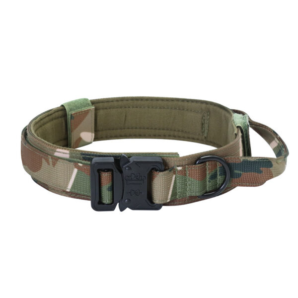 Pet Tactical Dog Collar And Leash Set, Adjustable Military Nylon Dog Collar - Image 9