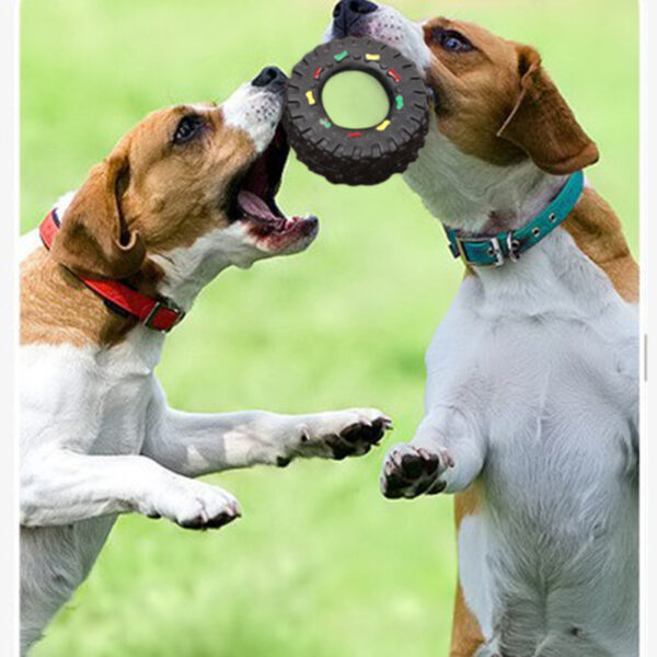 Small Tire Pet Vocalizations Glue Dog Toys - Image 6