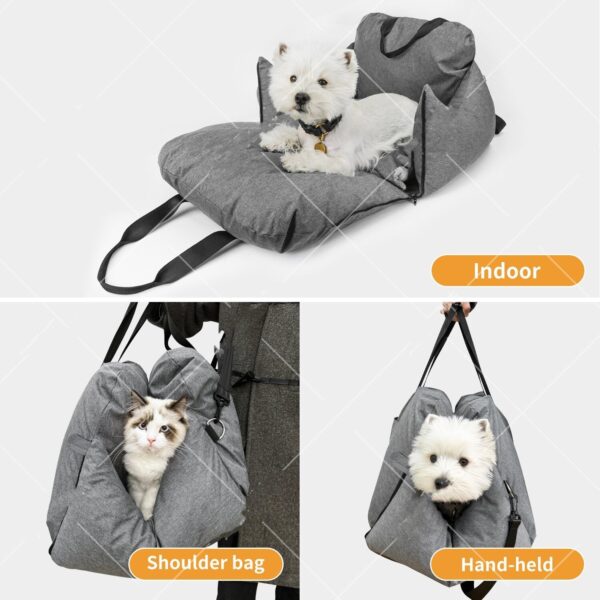 Travel Car Kennel Removable And Washable Pet Car Kennel - Image 3