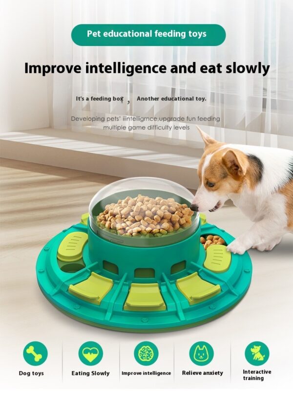 Interactive Dog Puzzle Toy For IQ Improvement And Slow Feeding Suitable For All Sizes Pets Nutritious Diet-Friendly Non-Electric Plastic Pets Game Pet Products - Image 4